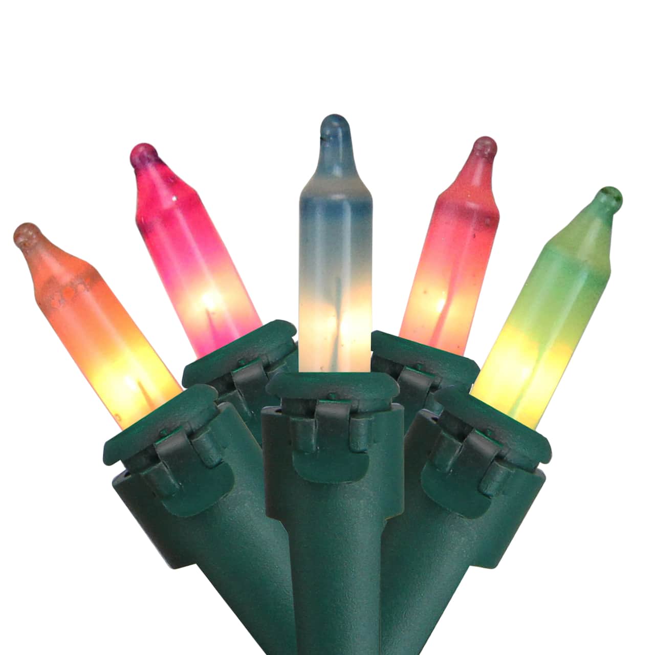 35ct. Pastel Multicolor Mini Easter String Lights with Green Wire
